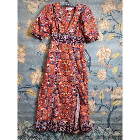 Anthropologie Floral Maxi Dress - Picture 8 of 10